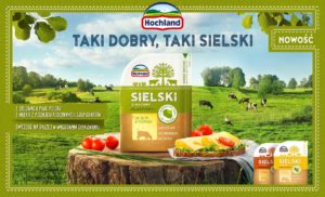 Ser żółty Hochland Sielski w innowacyjnym opakowaniu na rzep Hochland Ser żółty Sielski Klasyczny, Śmietankowy, Wyrazisty