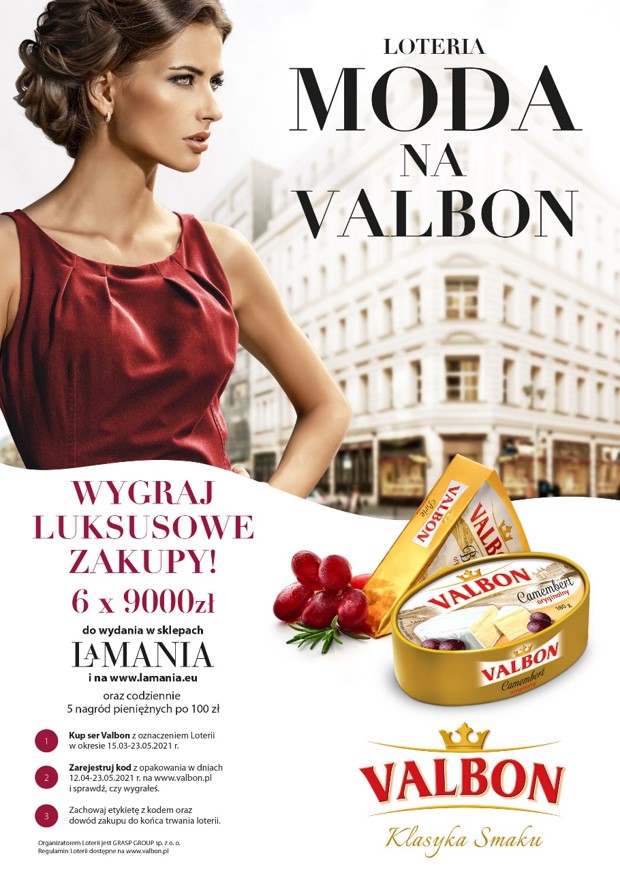 Valbon_kv Loteria MODA NA VALBON – Do wygrania luksusowe zakupy